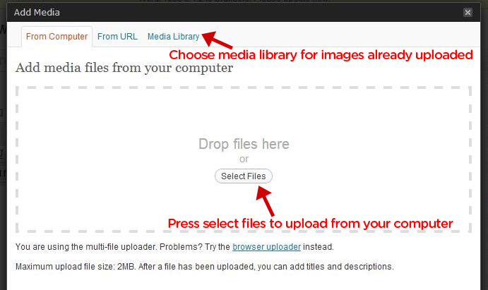 Add new media to WordPress