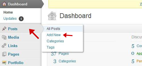 how to add a new post to WordPress